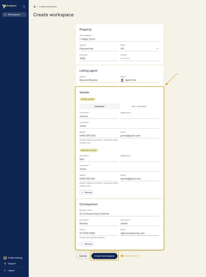 Create Workspace 4